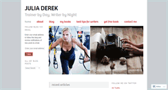 Desktop Screenshot of juliaderek.com